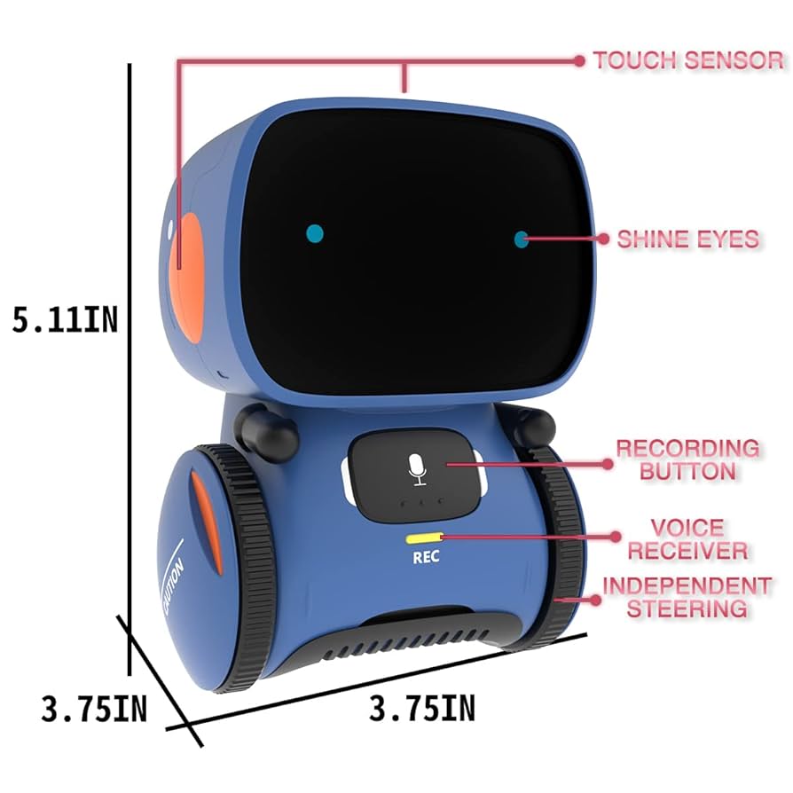 Amazon.com: 98K Robot Toys for Boys and Girls, Voice Control